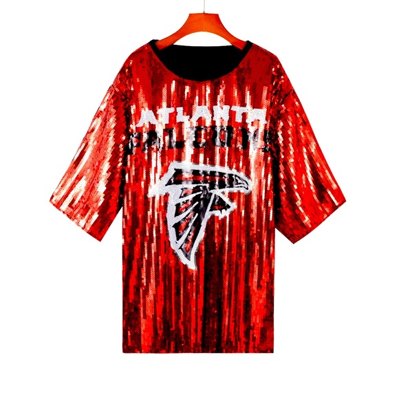 Sale‼️Atlanta falcons sequin dress - Picture 8 of 10
